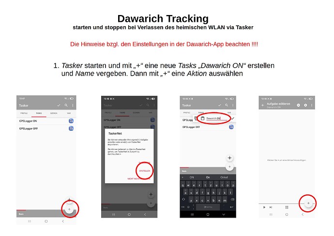 Dawarich Tracking automatisieren