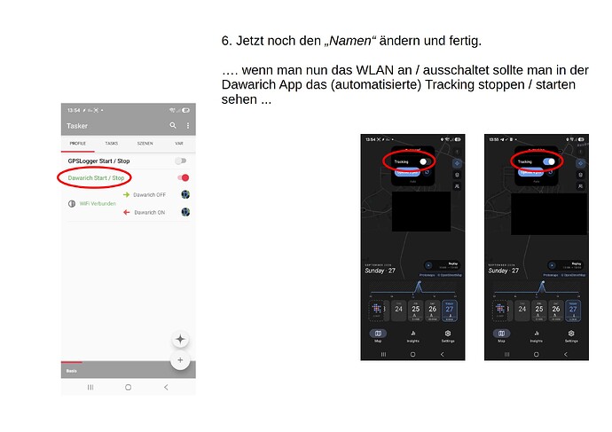 5.Dawarich Tracking automatisieren